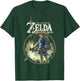 The Legend of Zelda Breath of The Wild Link Circle Portrait T-Shirt - T-Shirt | Forest