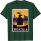 Duckzilla Retro Poster Outfit Funny Duck Apparel Farmer T-Shirt - T-Shirt | Forest