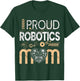 Proud Robotics Mom vintage Lover Engineer mama stepmom mummy T-Shirt - T-Shirt | Forest