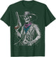 Outlaw Wild West Skeleton Cowboy Gunslinger T-Shirt - T-Shirt | Forest
