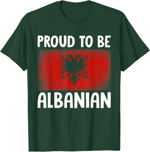 Proud To Be Albanian Albanian National Hero Eagle Kosovo Alb T-Shirt - T-Shirt | Forest