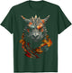 Dragon Autumn Leaves Animal Portrait Art Graphic Dragon T-Shirt - T-Shirt | Forest
