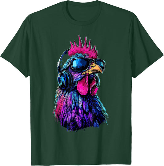 Funny Chicken cool Graffiti Urban art street T-Shirt - T-Shirt | Forest