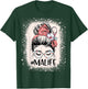 Medical Assistant Messy Bun MA Life Funny Nursing Assistant T-Shirt - T-Shirt | Forest