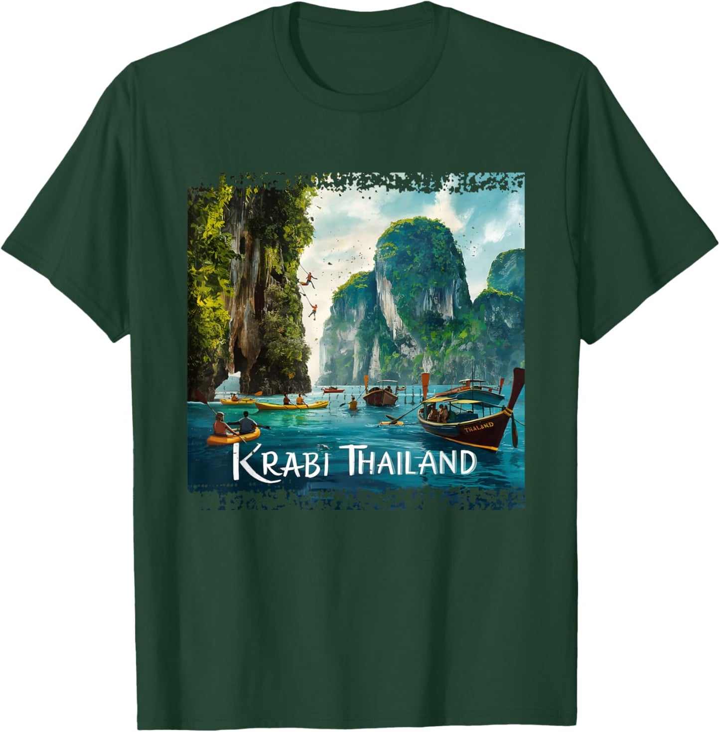 Krabi Thailand T-Shirt - T-Shirt | Forest