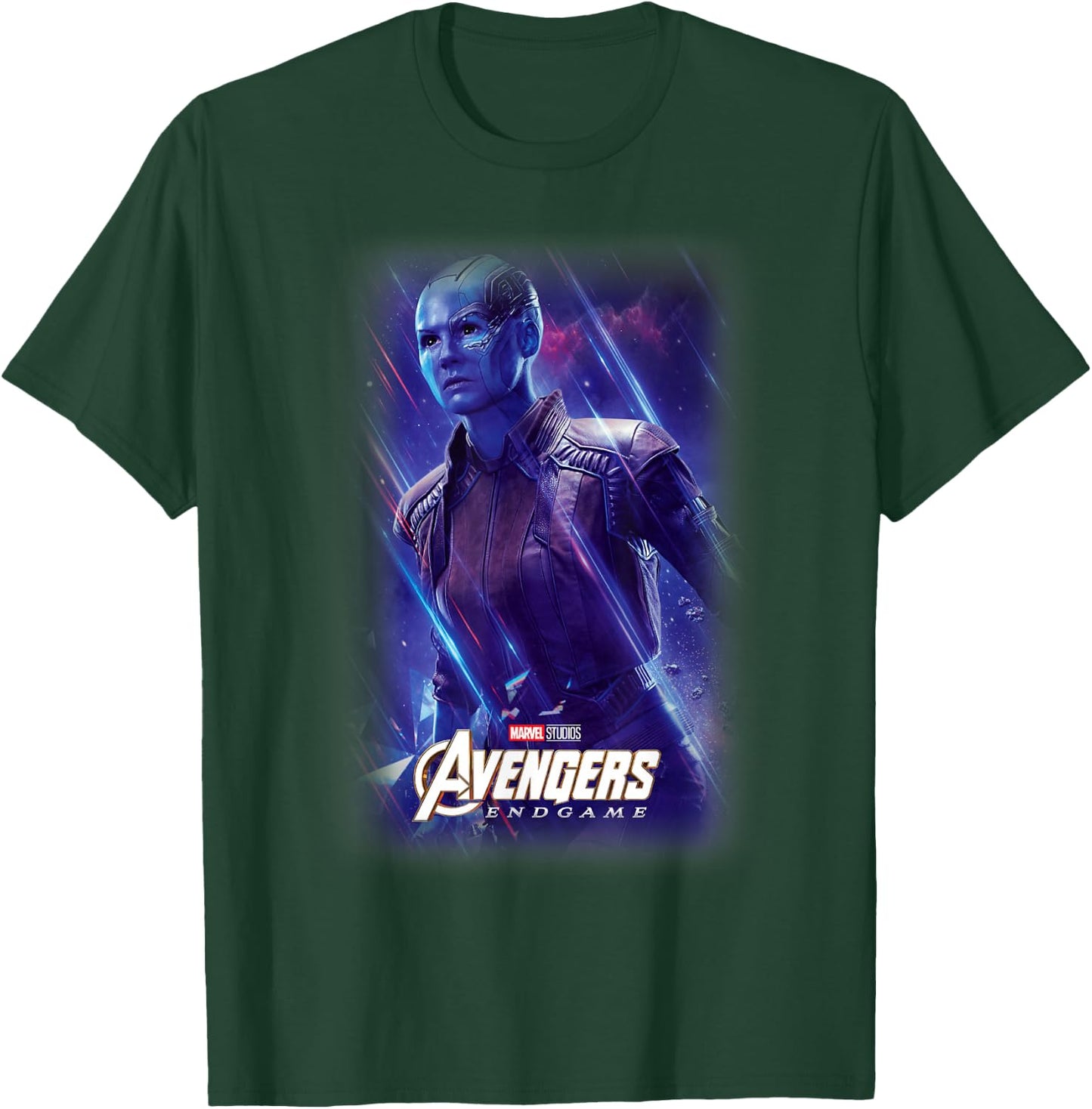 Marvel Avengers Endgame Nebula Galactic Poster T-Shirt - T-Shirt | Forest