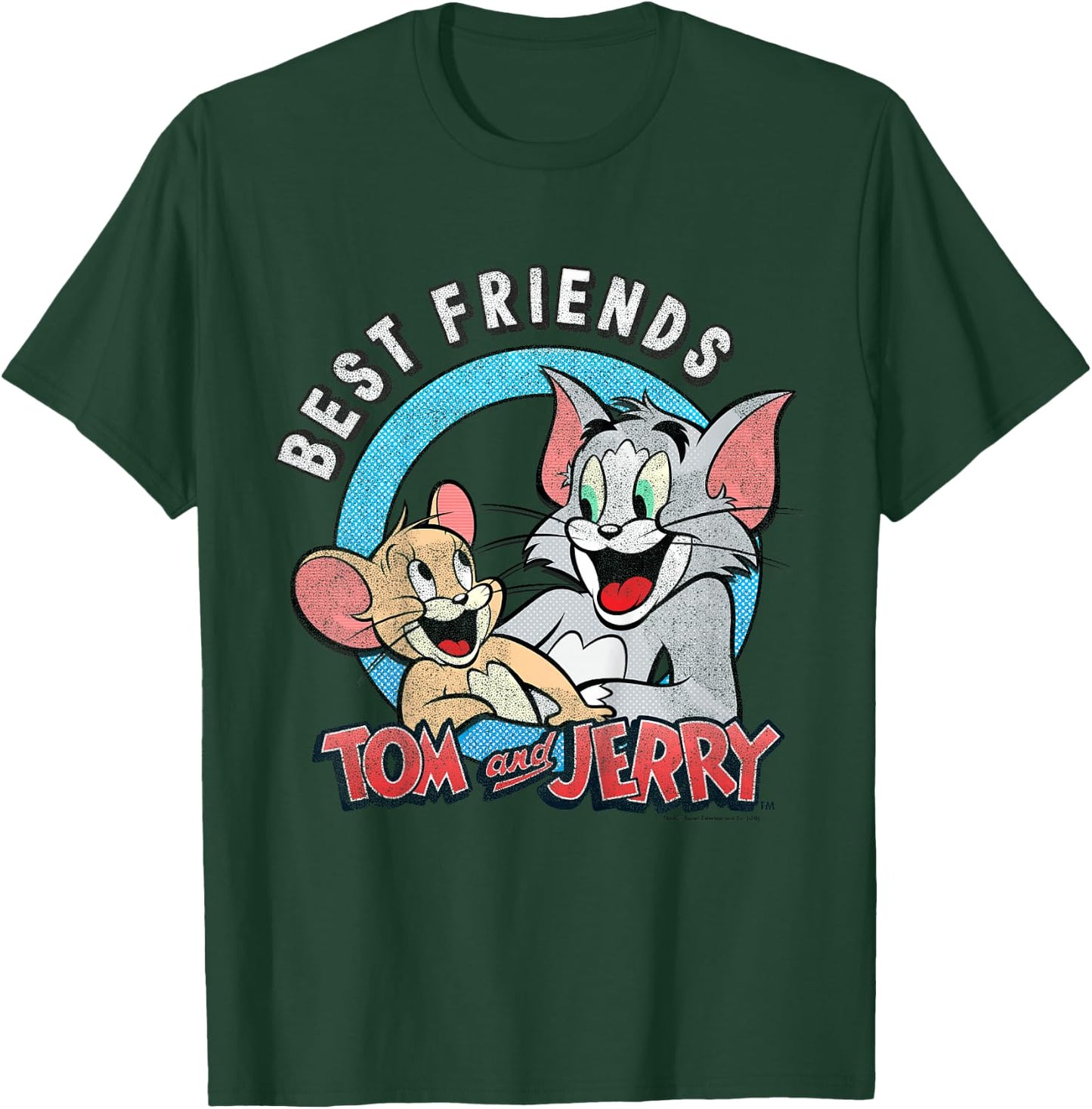 Kids Tom and Jerry Best Friends Portrait T-Shirt - T-Shirt | Forest