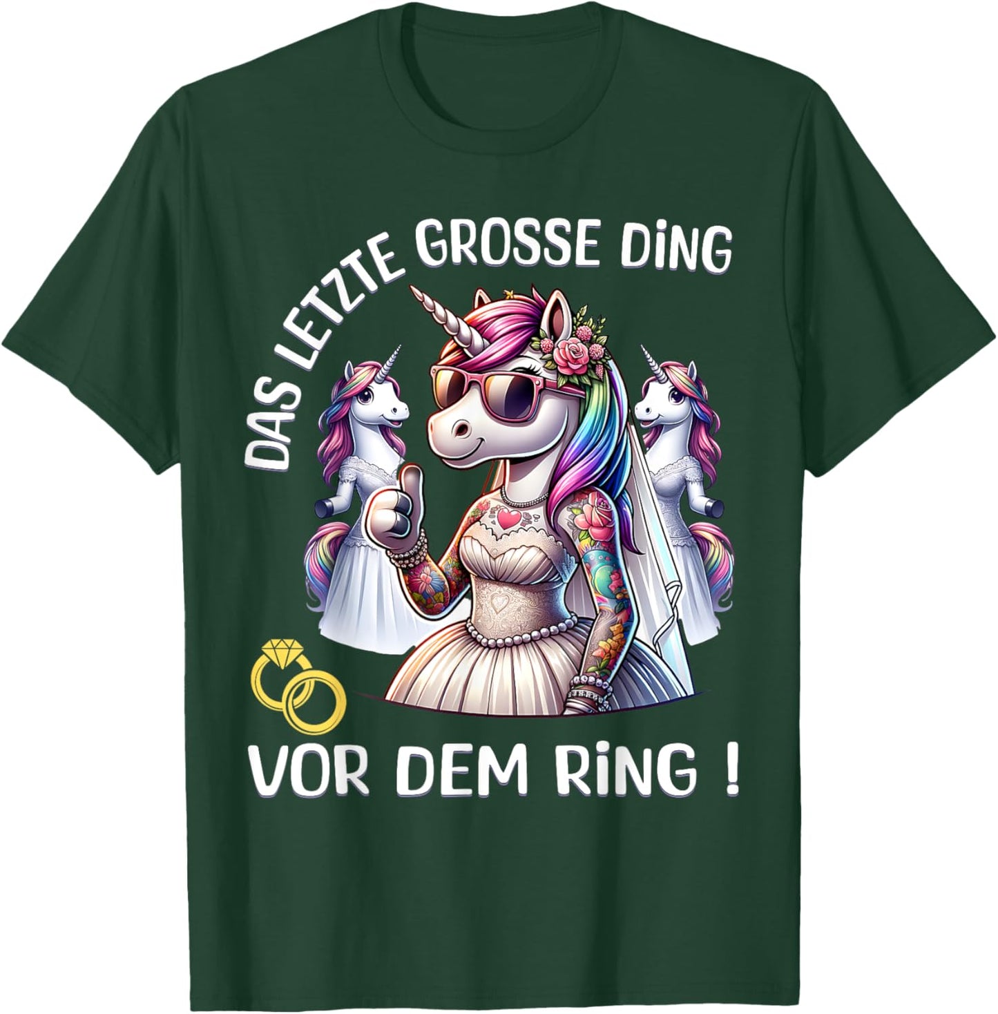JGA Team Braut Junggesellinnenabschied Poltern Frauen T-Shirt - T-Shirt | Forest