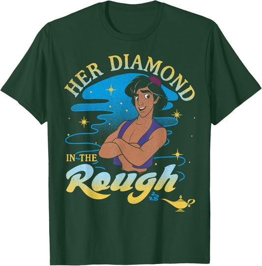 Disney Aladdin Her Diamond In The Rough Portrait T-Shirt - T-Shirt | Forest