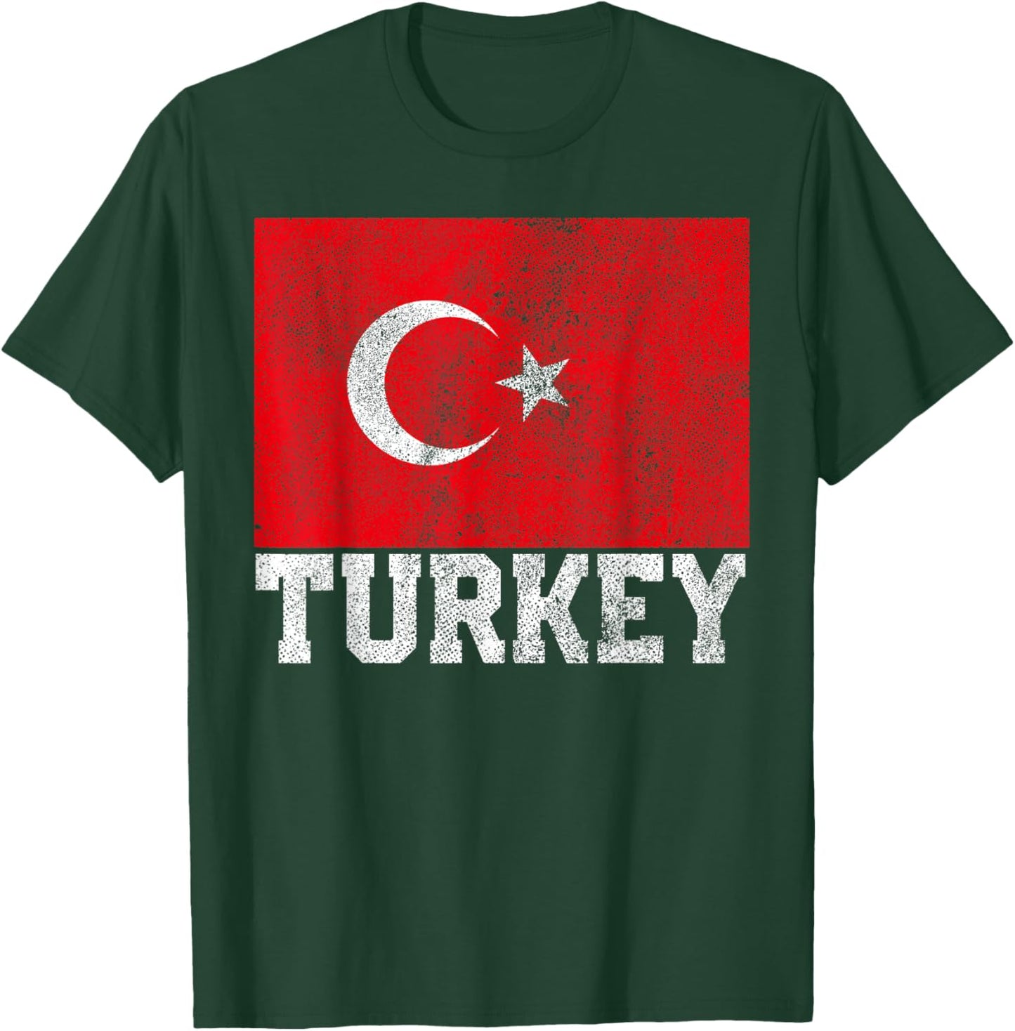 Turkey Flag National Pride Roots Country Matching Family T-Shirt - T-Shirt | Forest