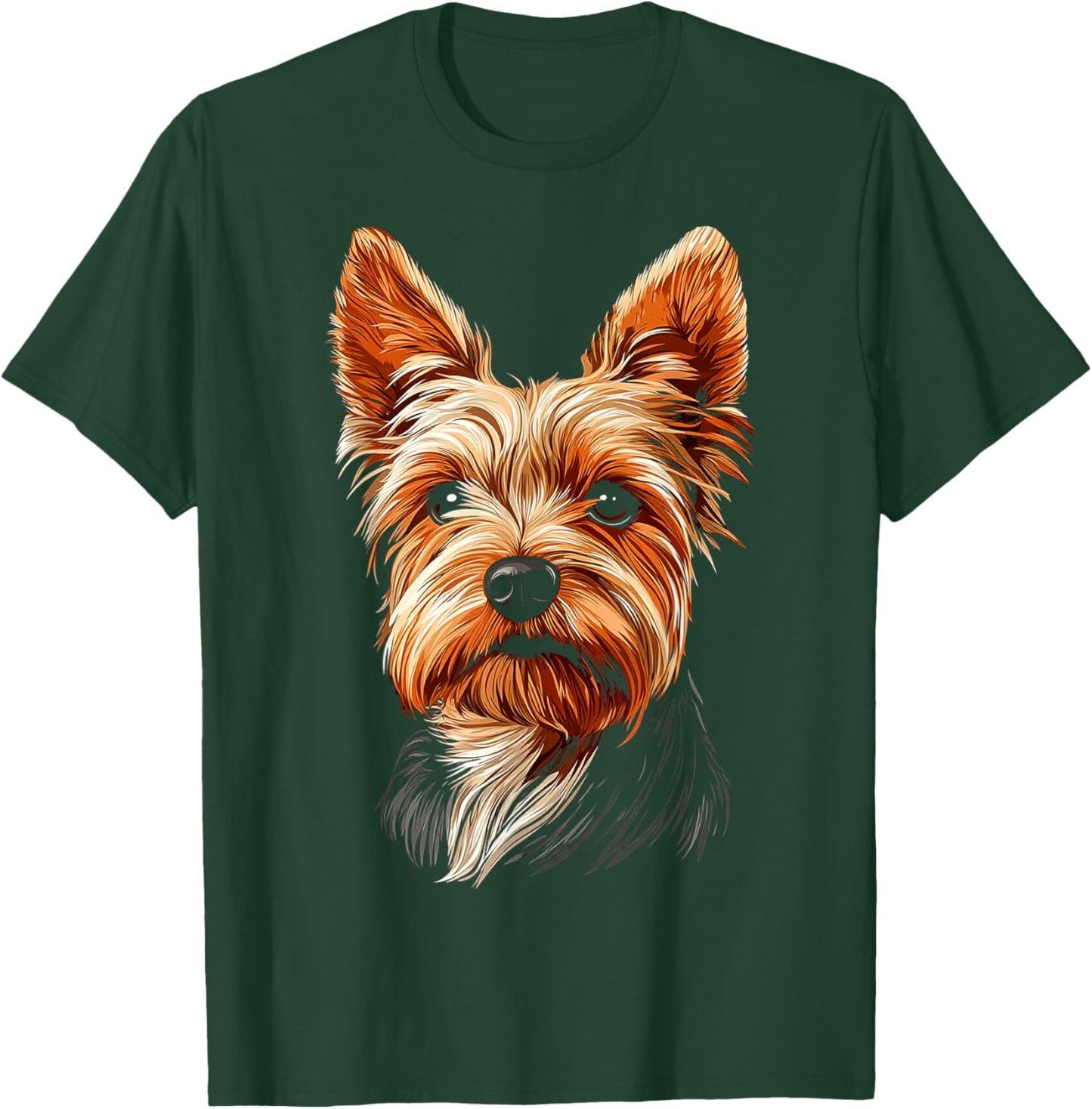 Silky Terrier Dog Motif Pet Illustration Silky Terrier Men Women Kids T-Shirt - T-Shirt | Forest