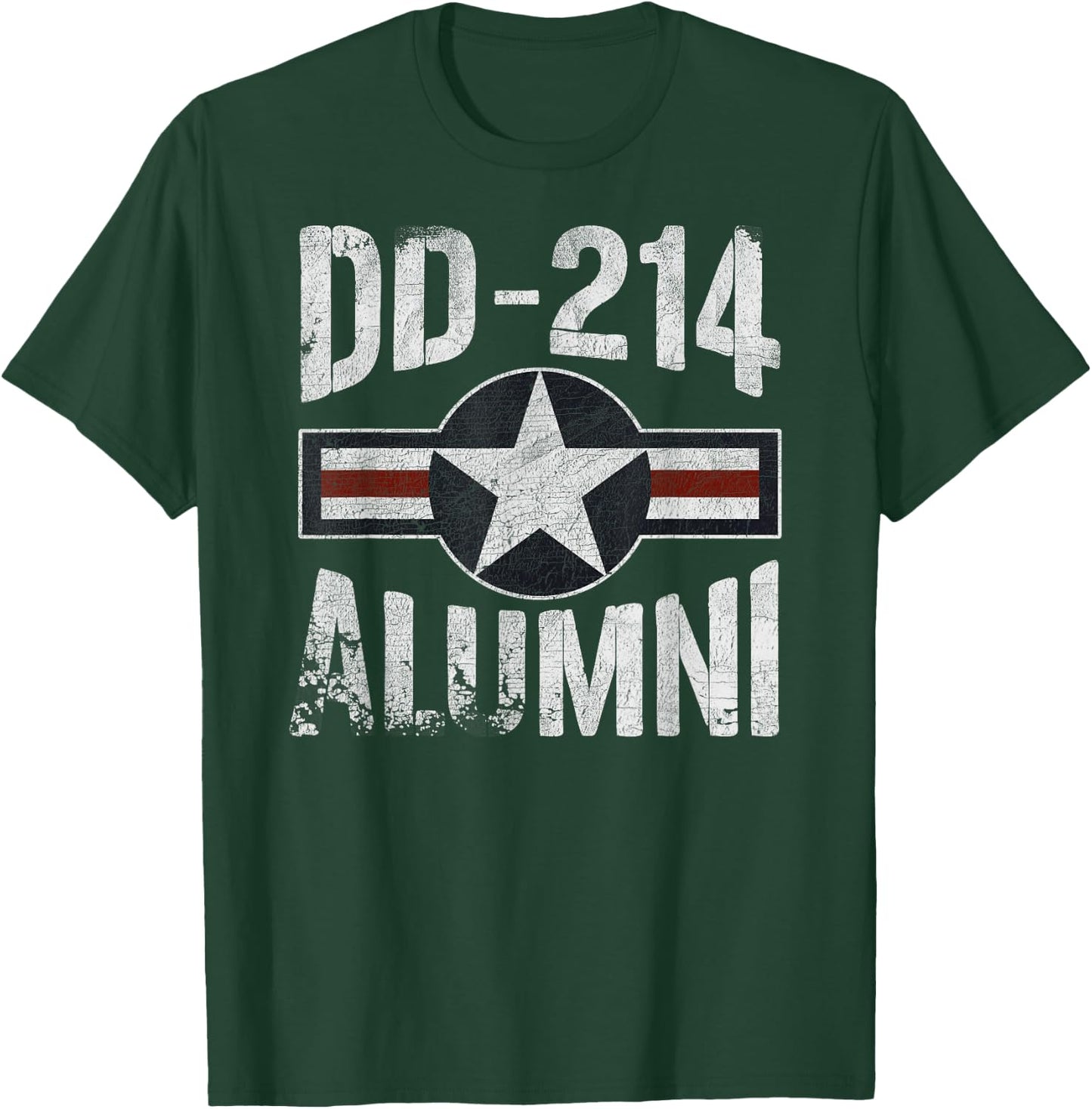 USAF Retired Shirt DD-214 Alumni US Airforce Retired Gift T-Shirt - T-Shirt | Forest