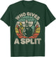Who Gives A Split Retro Bowling Bowler Team Funny T-Shirt - T-Shirt | Forest