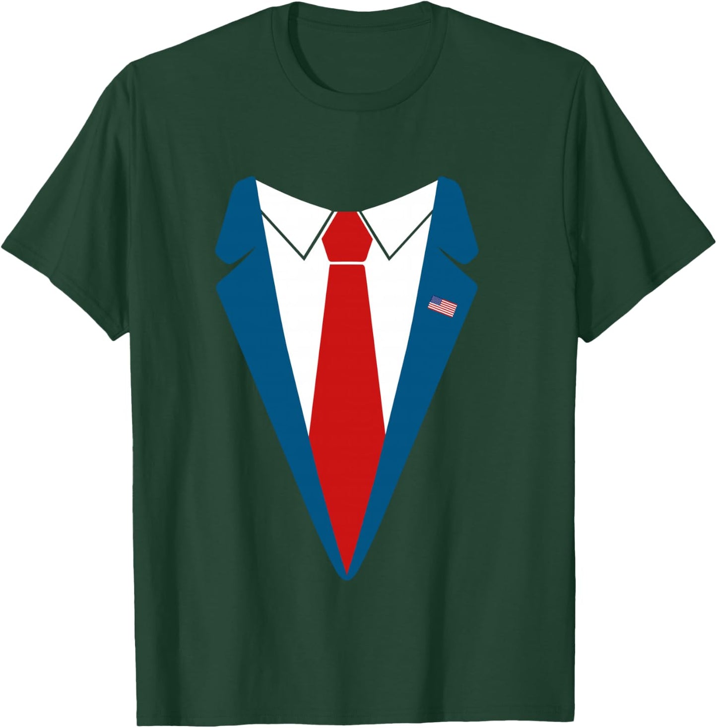 Trump Suit Halloween Costume Funny Cute Simple Fast gift T-Shirt - T-Shirt | Forest