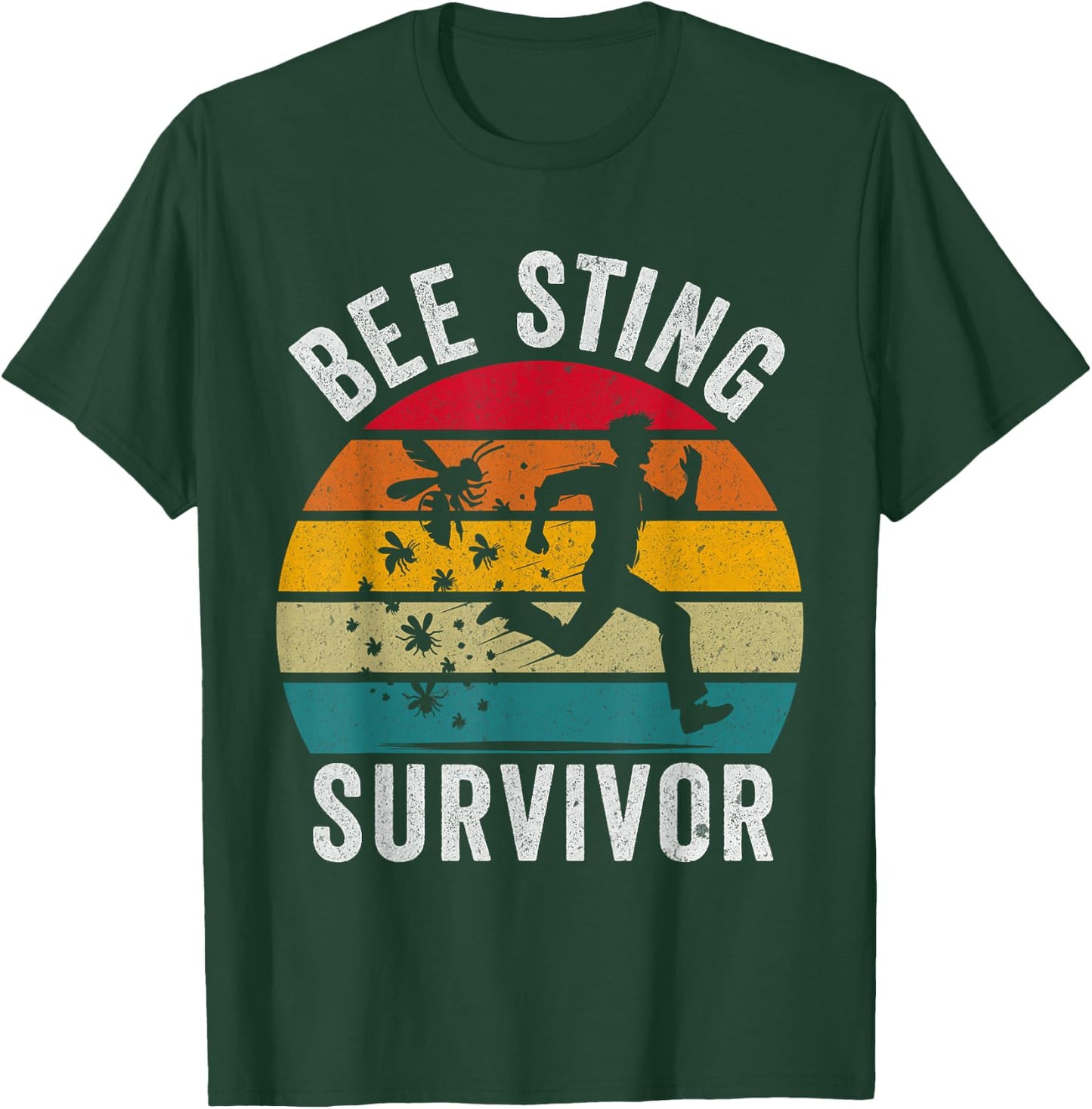 Kids Black Small Retro Bee Keeper T-Shirt - T-Shirt | Forest