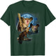 Howling at The Moon Shirt and Apparel Co. Aye-Aye Lemur - Black, -Adults, Kids - Short Sleeve, Modern, Cartoon, Animal-Themed Shirts T-Shirt - T-Shirt | Forest