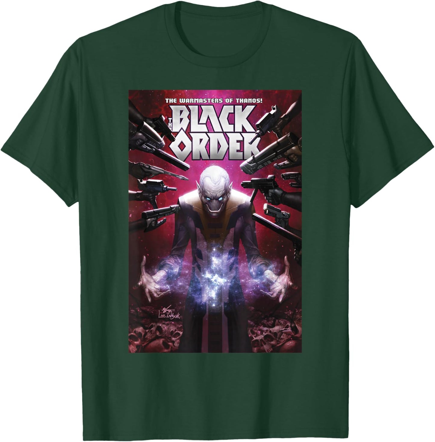 Marvel Comixology Black Order Ebony Maw Comic Book Cover T-Shirt - T-Shirt | Forest