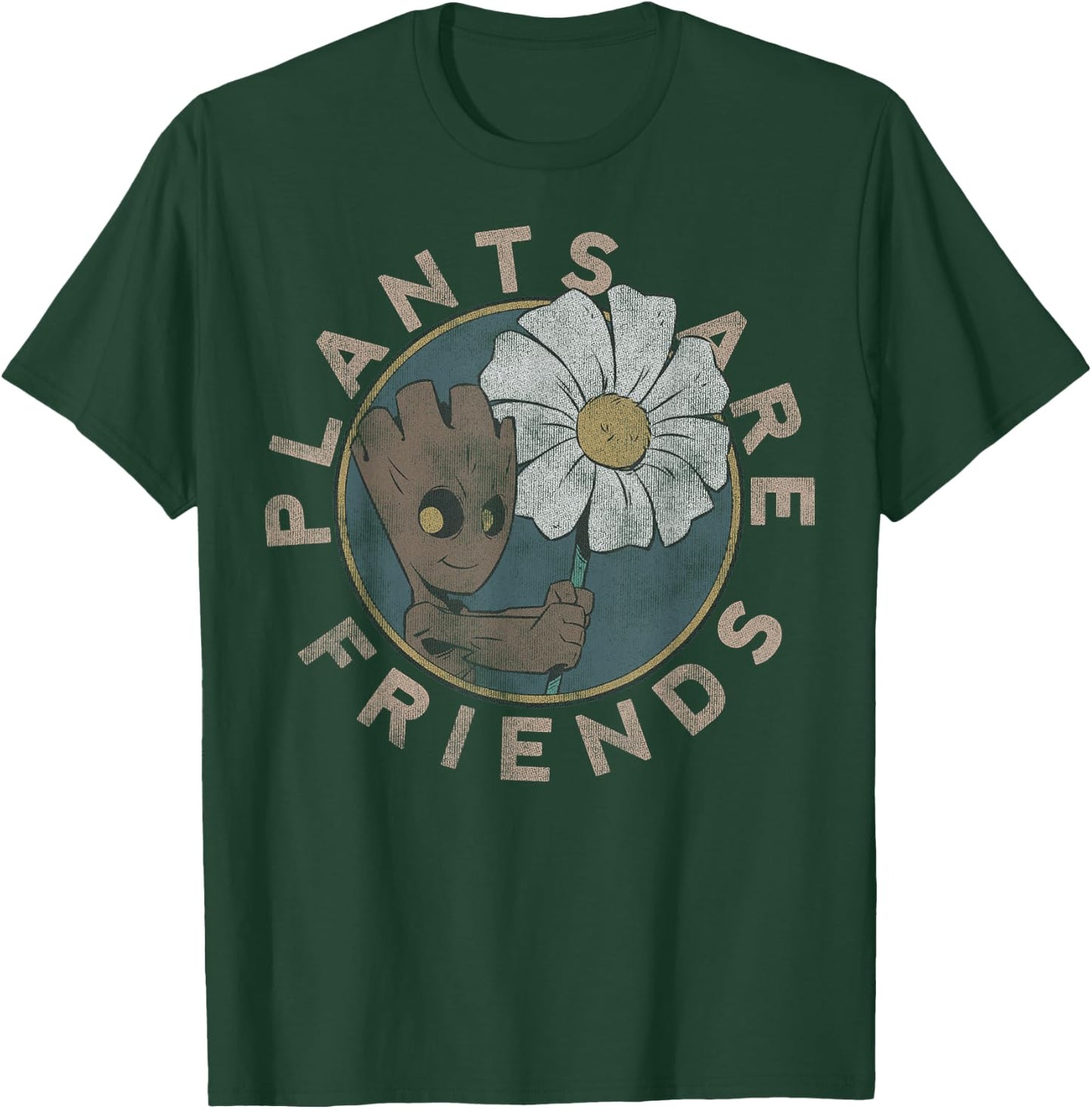 Marvel Guardians of The Galaxy Groot Plants are Friends Small T-Shirt - T-Shirt | Forest
