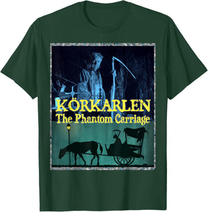 Vintage Classic Horror Körkarlen The Phantom Carriage T-Shirt - T-Shirt | Forest