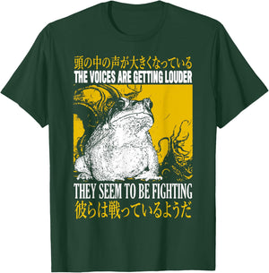 The Voices Are Getting Louder Frog The Voices Are T-Shirt - T-Shirt | Forest