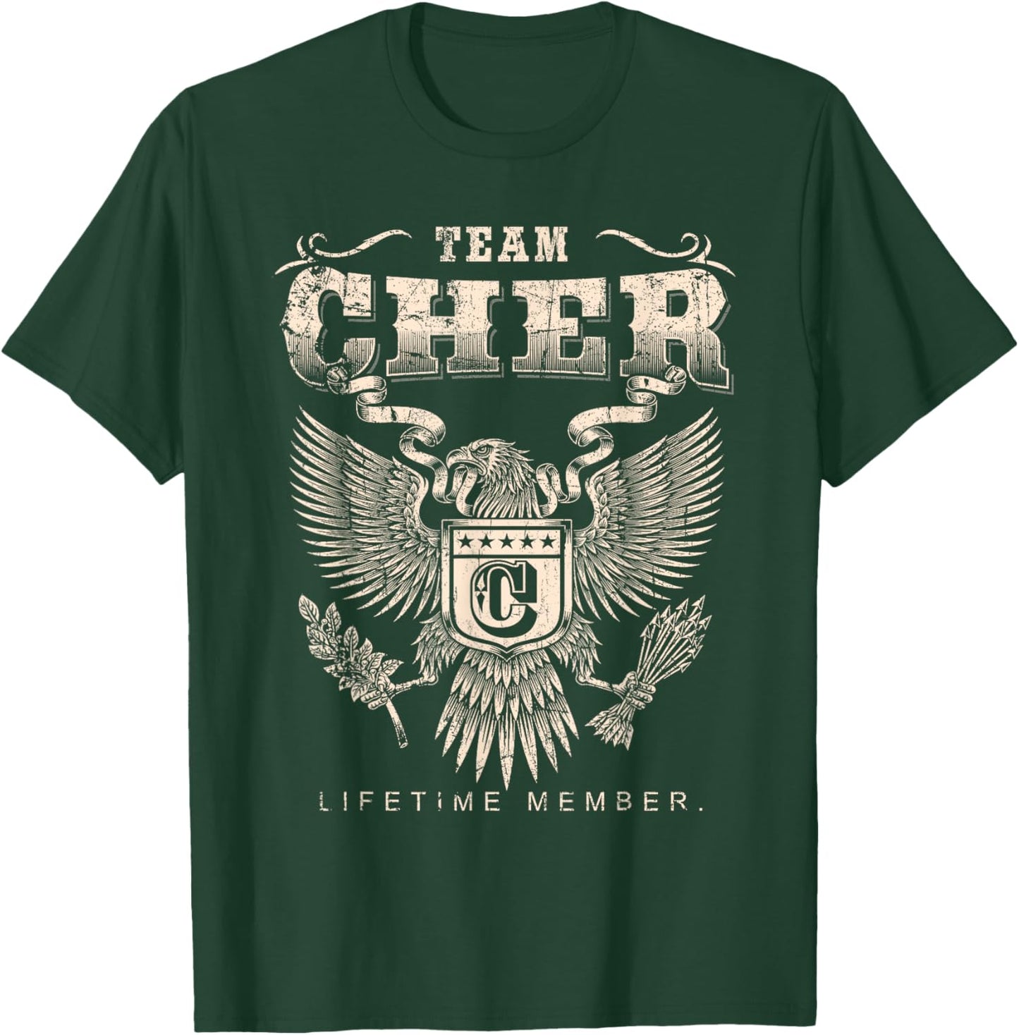 Team Cher Lifetime Member - Cher Name T-Shirt - T-Shirt | Forest
