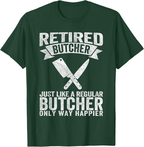 Retired Butcher Just Like A Normal Butcher Retro