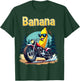 THAT'S BANANAS Halloween Costume Banana on a Motorcycle T-Shirt - T-Shirt | Forest