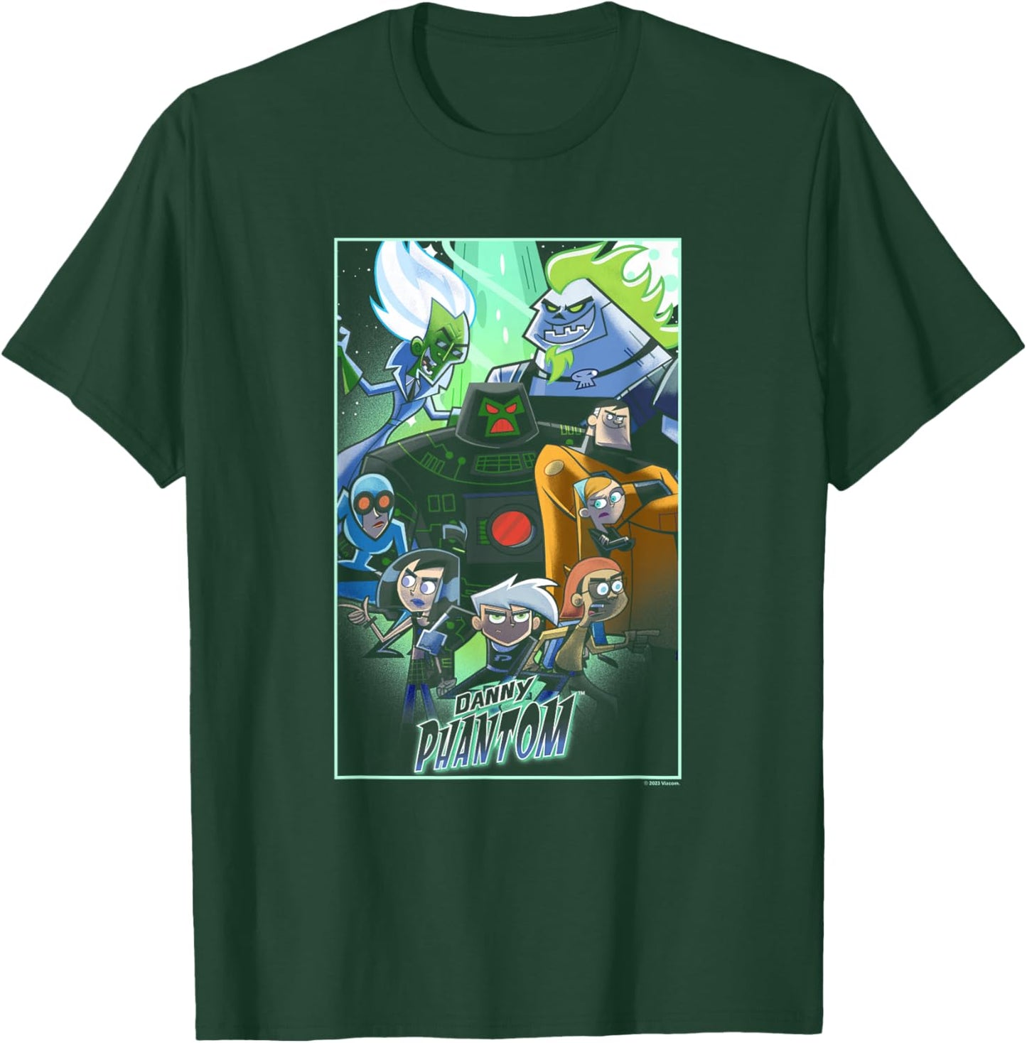 Danny Phantom Superhero Ghost Hunter Group Shot Poster T-Shirt - T-Shirt | Forest