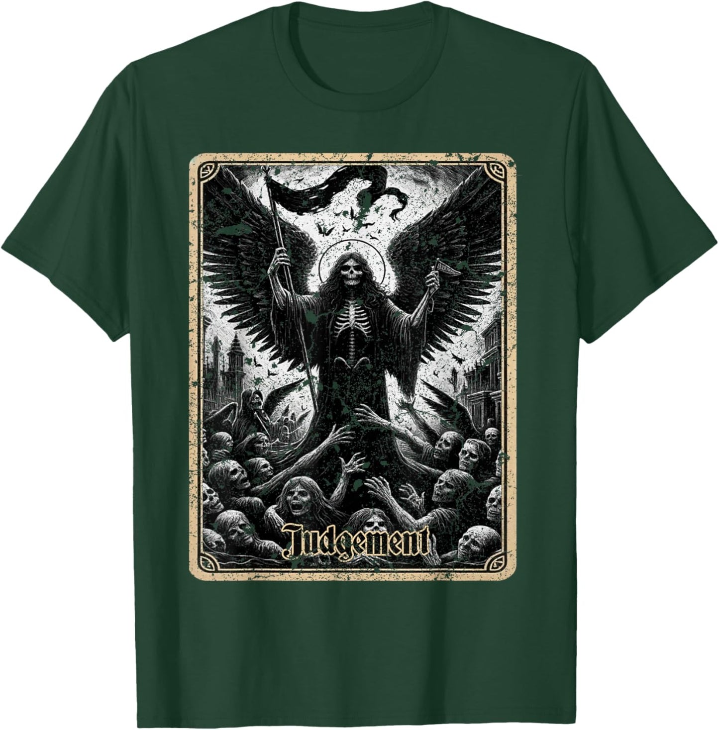 Judgement Tarot Card Scary T-Shirt - T-Shirt | Forest