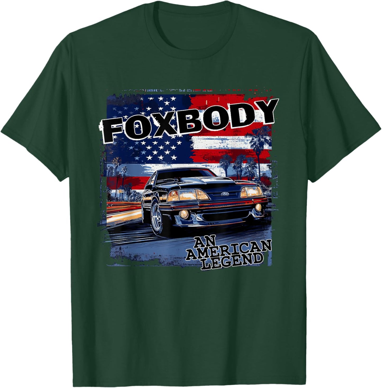 Foxbody, An American Legend car for the stang enthusiast T-Shirt - T-Shirt | Forest