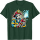 Halloween Skeleton Firefighter T-Shirt - T-Shirt | Forest