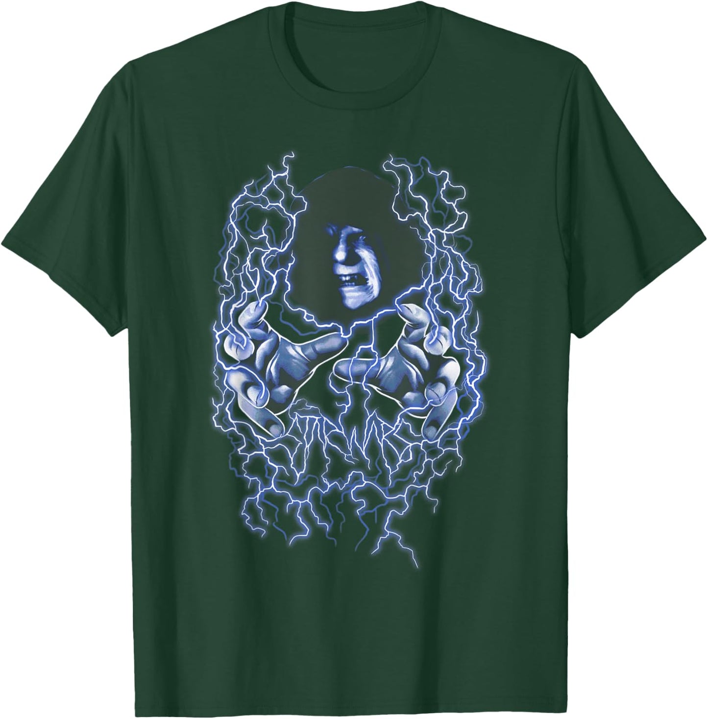 Star Wars Emperor Palpatine Electricity Shock Portrait T-Shirt - T-Shirt | Forest
