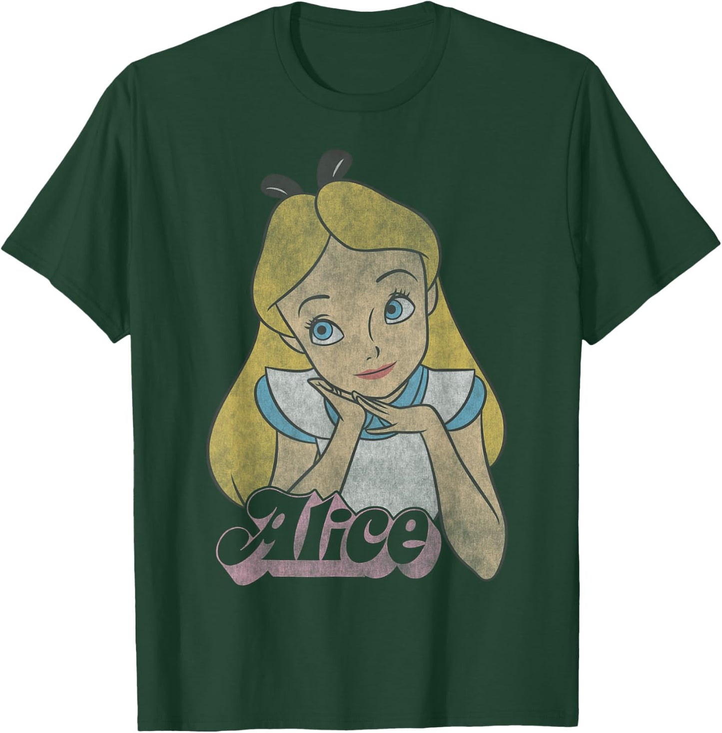 Disney Alice in Wonderland Alice Simple Portrait T-Shirt - T-Shirt | Forest