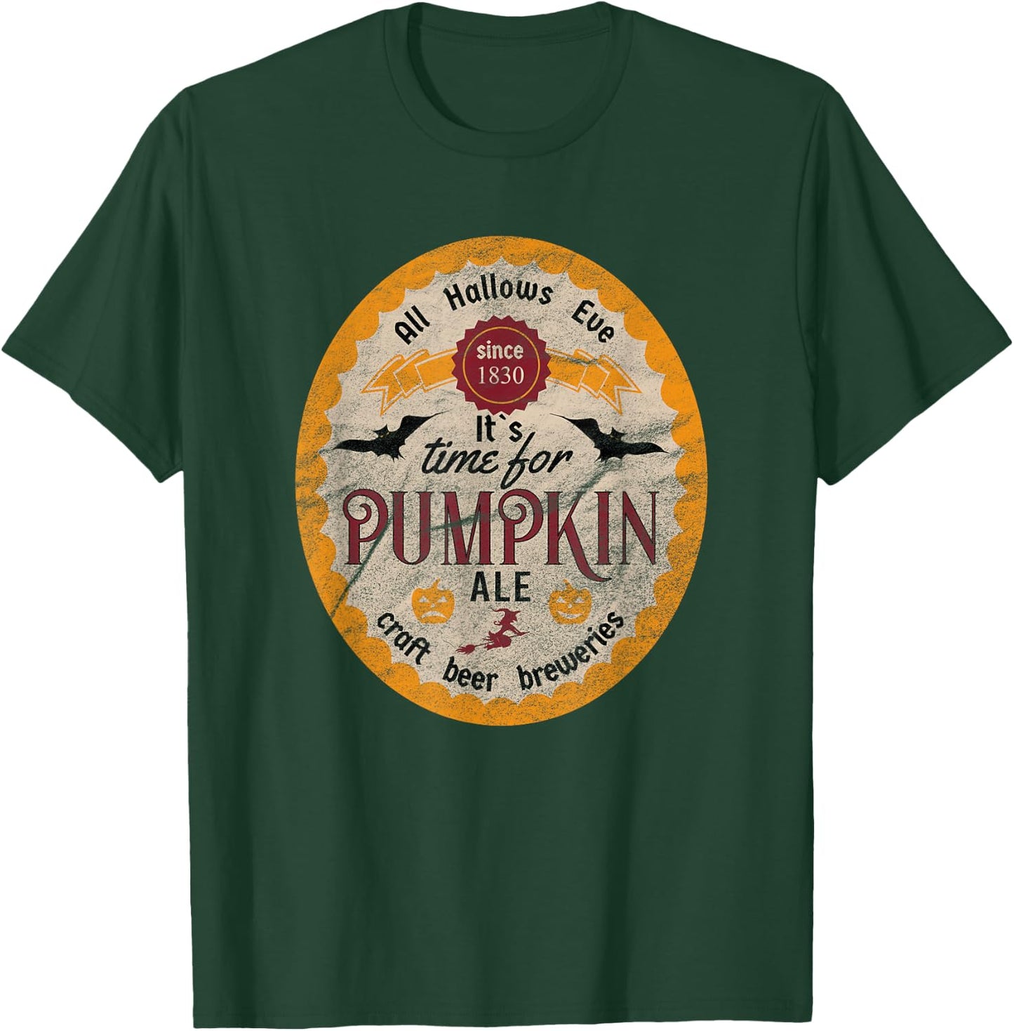 Halloween Craft Beer Pumpkin Ale T-Shirt - T-Shirt | Forest