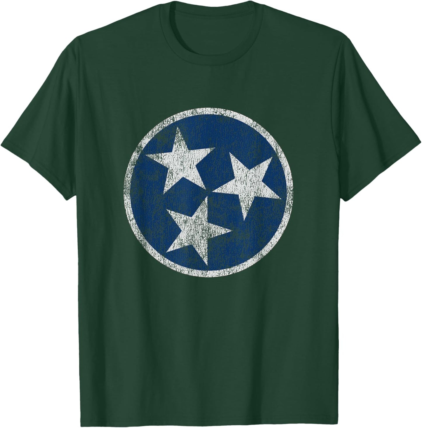 Vintage Tennessee Flag Men Women Retro TN Souvenir T-Shirt - T-Shirt | Forest