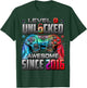 Level 9 Unlocked Awesome Since 2016 9th Birthday Gaming T-Shirt - T-Shirt | Forest