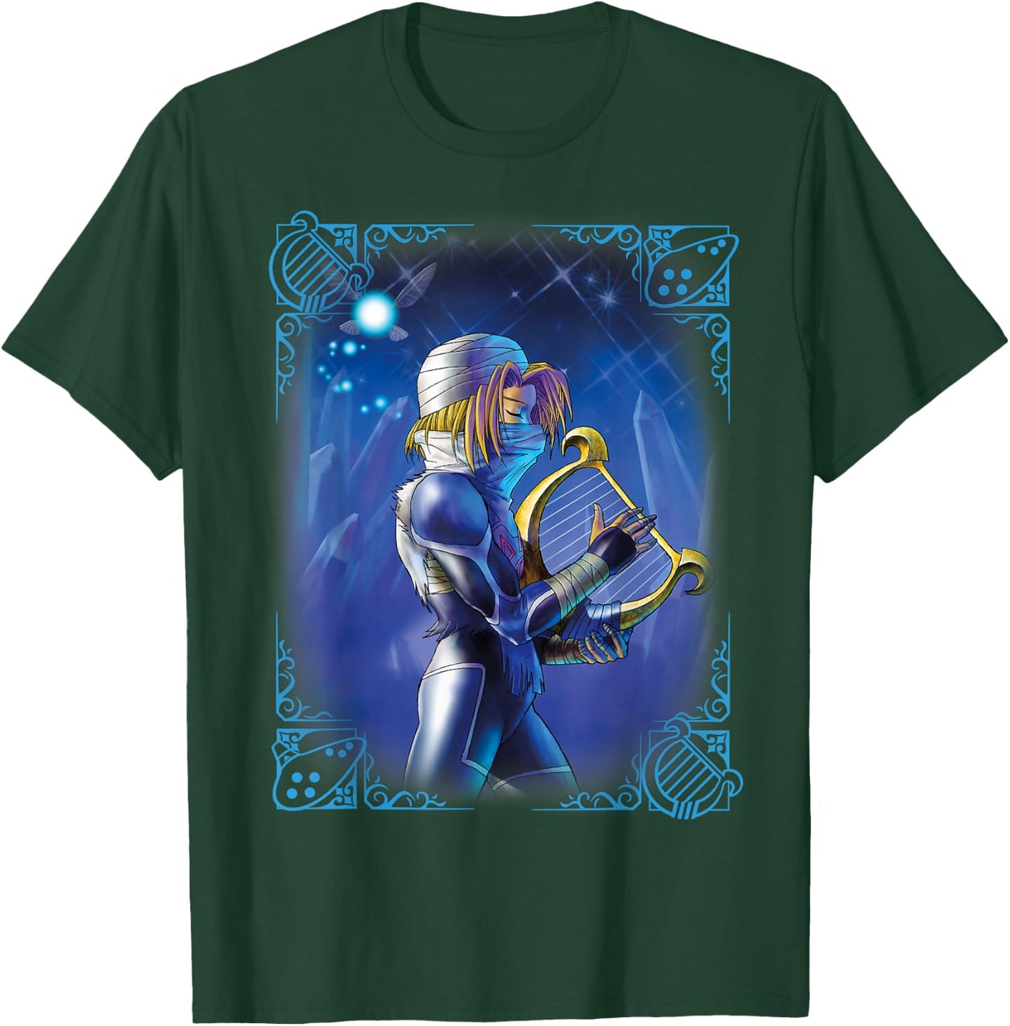 The Legend of Zelda Sheik Poster T-Shirt - T-Shirt | Forest
