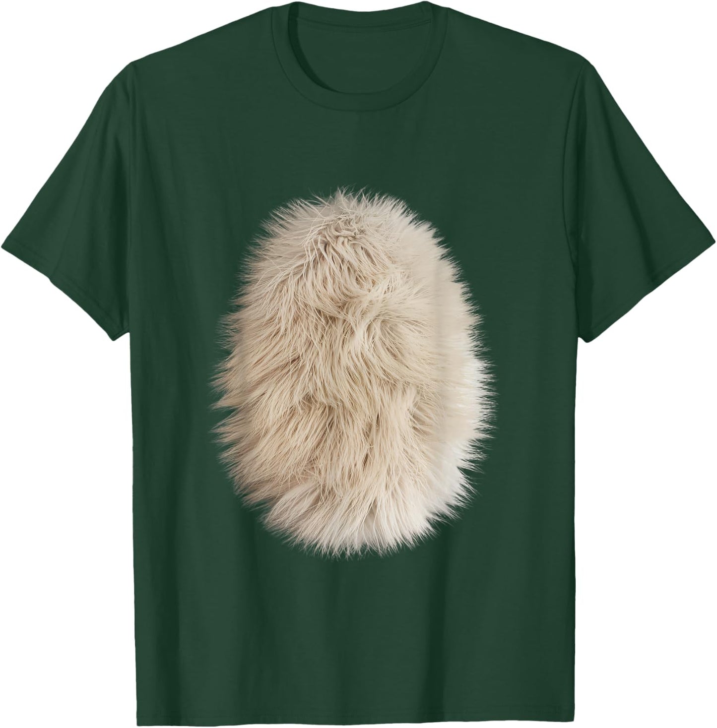 Funny Feline Belly Hair Costume for Cat Lovers Men Women Kids T-Shirt - T-Shirt | Forest