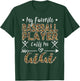 My Favorite Baseball Player Calls Me Gigi Grandma Leopard T-Shirt - T-Shirt | Forest