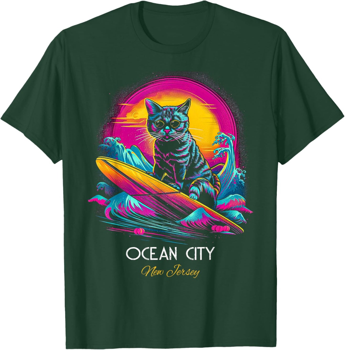 Ocean City New Jersey T-Shirt - T-Shirt | Forest