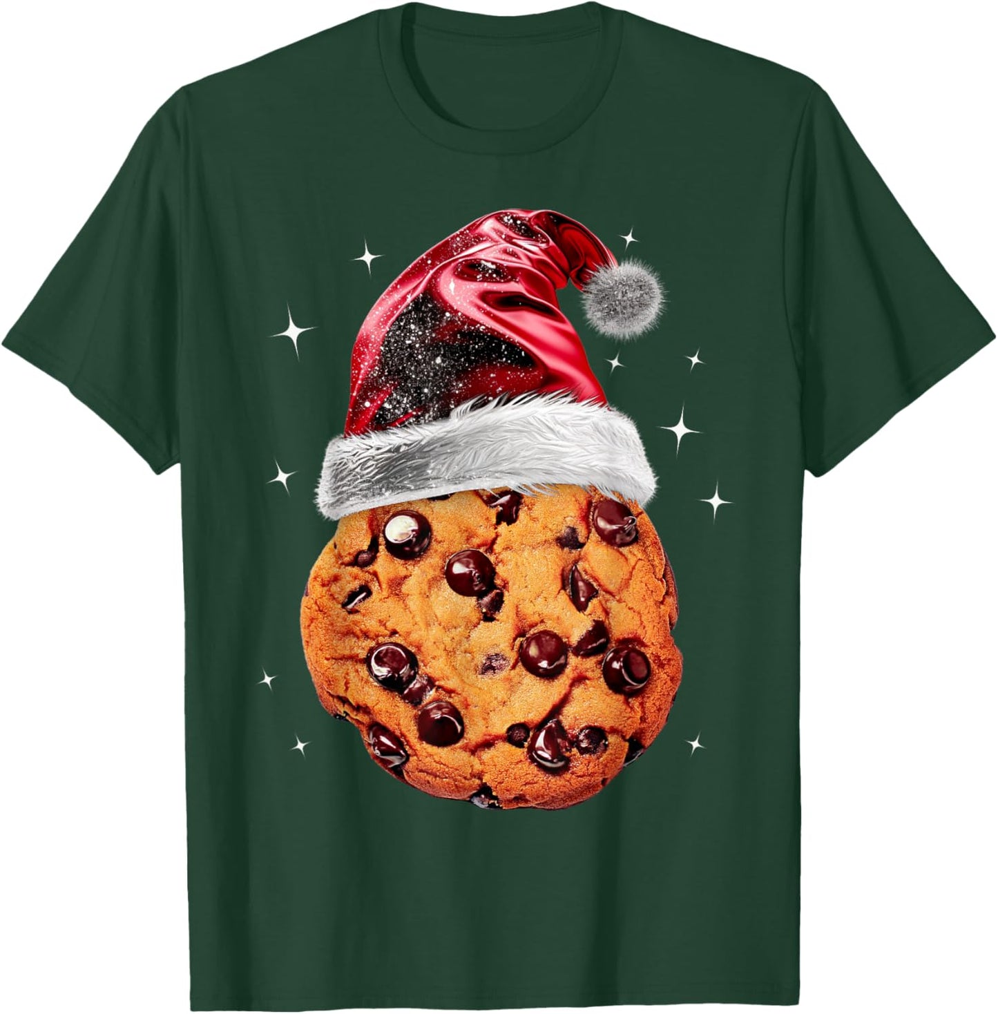 Chocolate Chip Cookie Christmas Costume Lazy Party T-Shirt - T-Shirt | Forest