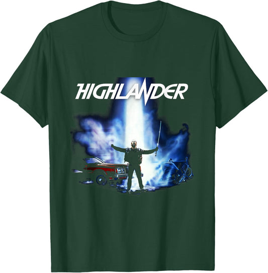 Highlander 1986 Helden des Alltags Vatertag T-Shirt - T-Shirt | Forest