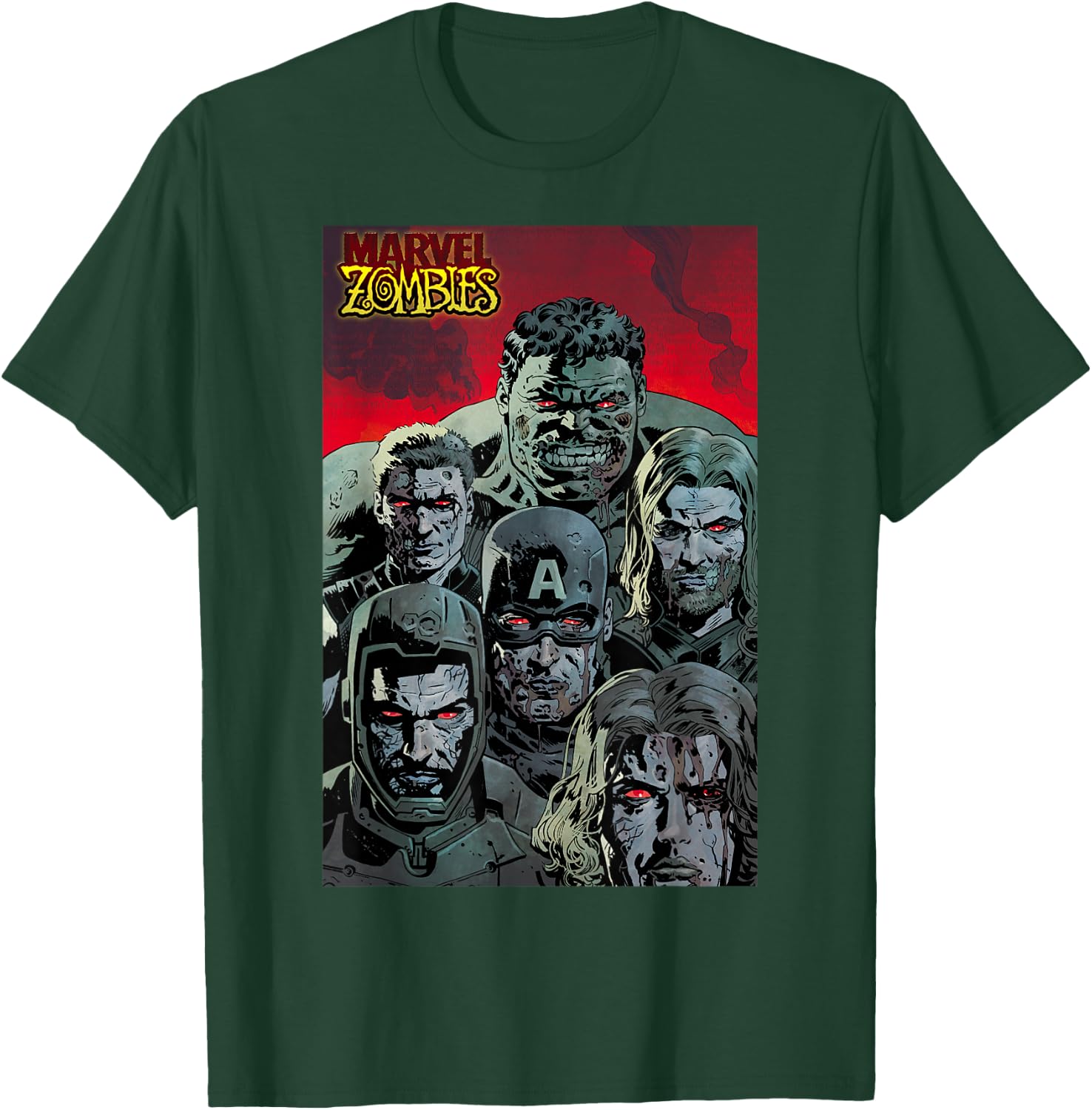 Marvel Zombies Avengers Zombie Group Shot T-Shirt - T-Shirt | Forest