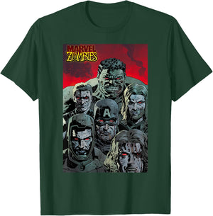 Marvel Zombies Avengers Zombie Group Shot T-Shirt - T-Shirt | Forest