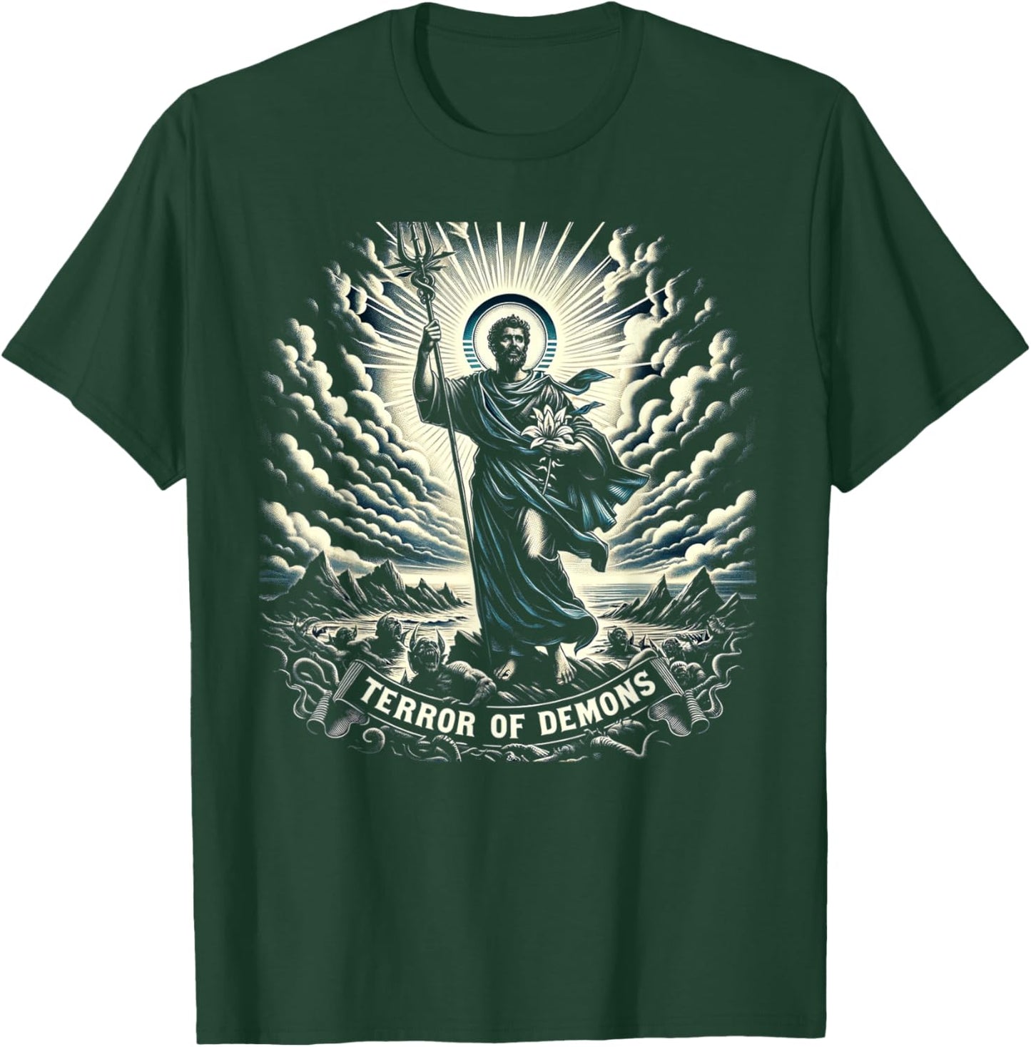 Saint Joseph Catholic Father And Worker T-Shirt - T-Shirt | Forest