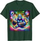Psychedelic Gorilla Rainbow EDM Vibes Festival Rave Graphic T-Shirt - T-Shirt | Forest
