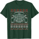 Hot-Rod Racing Fancy Car Mechanic Ugly Christmas Sweater T-Shirt - T-Shirt | Forest