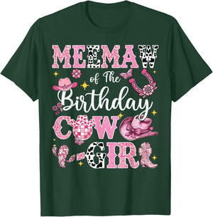 Meemaw Of The Birthday Cow-Girl Rodeo Meemaw Bday Party T-Shirt - T-Shirt | Forest