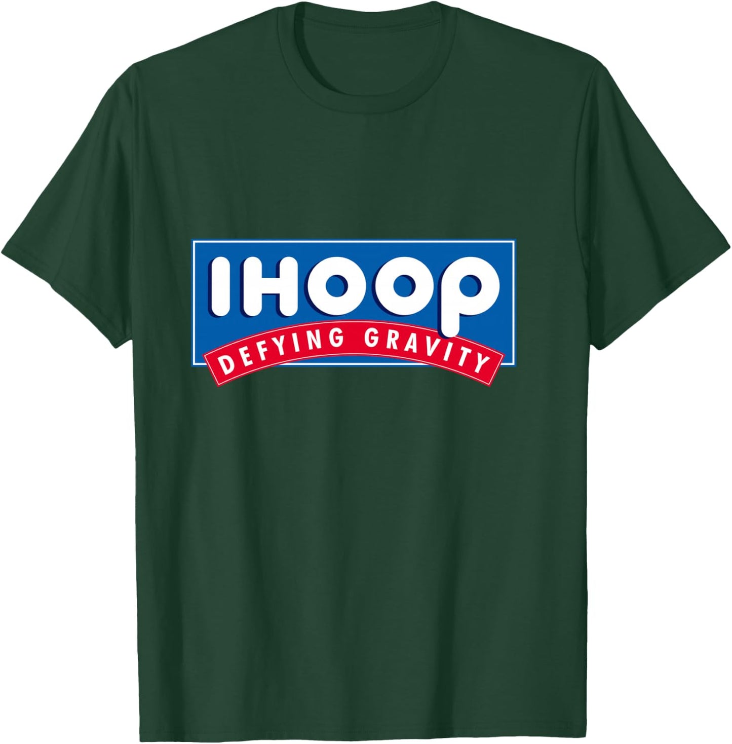 Ihoop I Hoop Defying Gravity - Basketball & Basketballer T-Shirt - T-Shirt | Forest