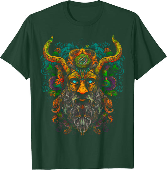 Cernunnos Celtic Mythology Gaelic God of Nature T-Shirt - T-Shirt | Forest